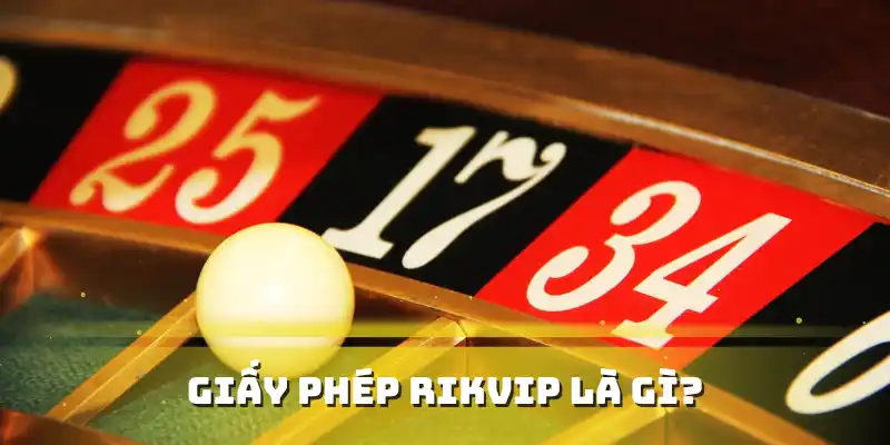 Giấy Phép Rikvip là gì?